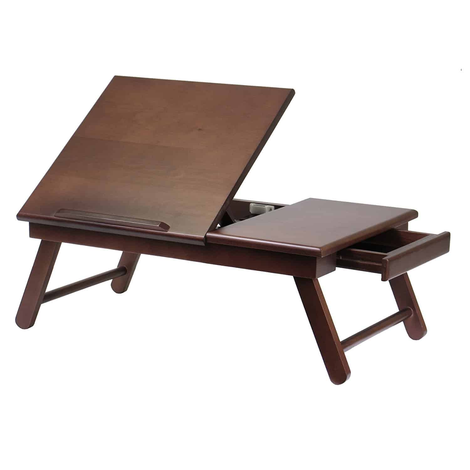 The Winsome Wood Alden Lap Desk with Foldable Legs